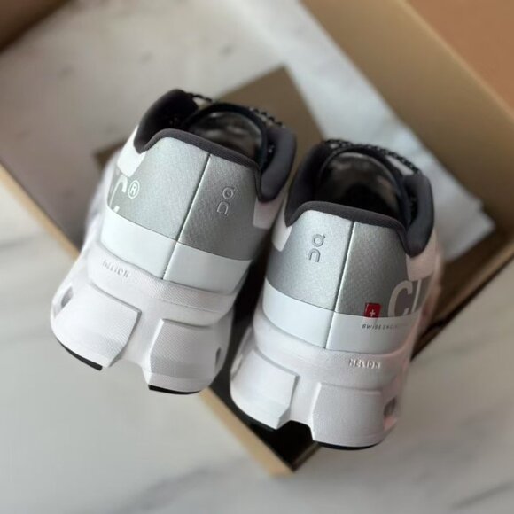 On Running Cloudtec White and Black Sneakers - Picture 6 of 9